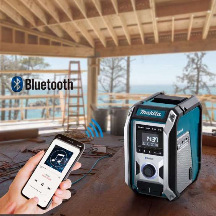 Radio de chantier 12 à 18V Li-Ion (sans batterie ni chargeur) enceinte WOOFER - MAKITA - DMR114