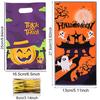 20-100PCS Candy Bags Mixed Halloween Themed Style Colorful Pumpkin Ghost Bat Halloween Party Gift Package Bag Festival Favor ZYF