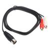 Plug and Play 8 Pin Din To 2RCA Adapter Professional 8 Pin Male To Female 2RCA  Sound Equipment