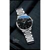 POEDAGAR Luxury Sports Men's Wristwatch Stainless Steel Waterproof Date Watch High Quality Casual Fashion Quartz Watches