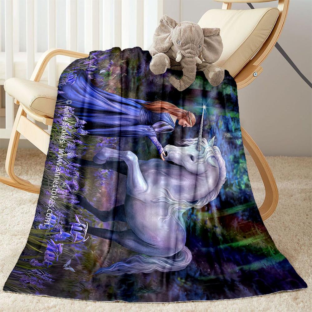 Gothic Style Blanket Ultra-Soft Perfect for Sofa Seaside Office Chair for All Occasions Digital Print Ideal Gift For Birthday Valentine'S Day
