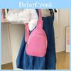 Stylish Lightweight Children's Solid Color Crossbody Bag Ideal For Everyday Use