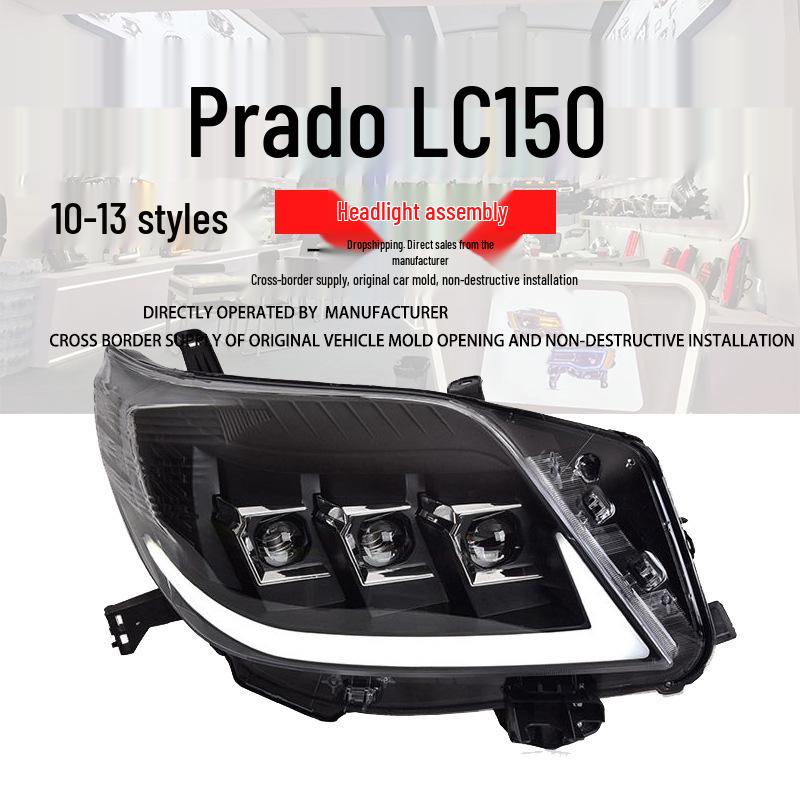 

10-13 Toyota Prado LED Three-Eye Headlights with Sequential Turn Signals