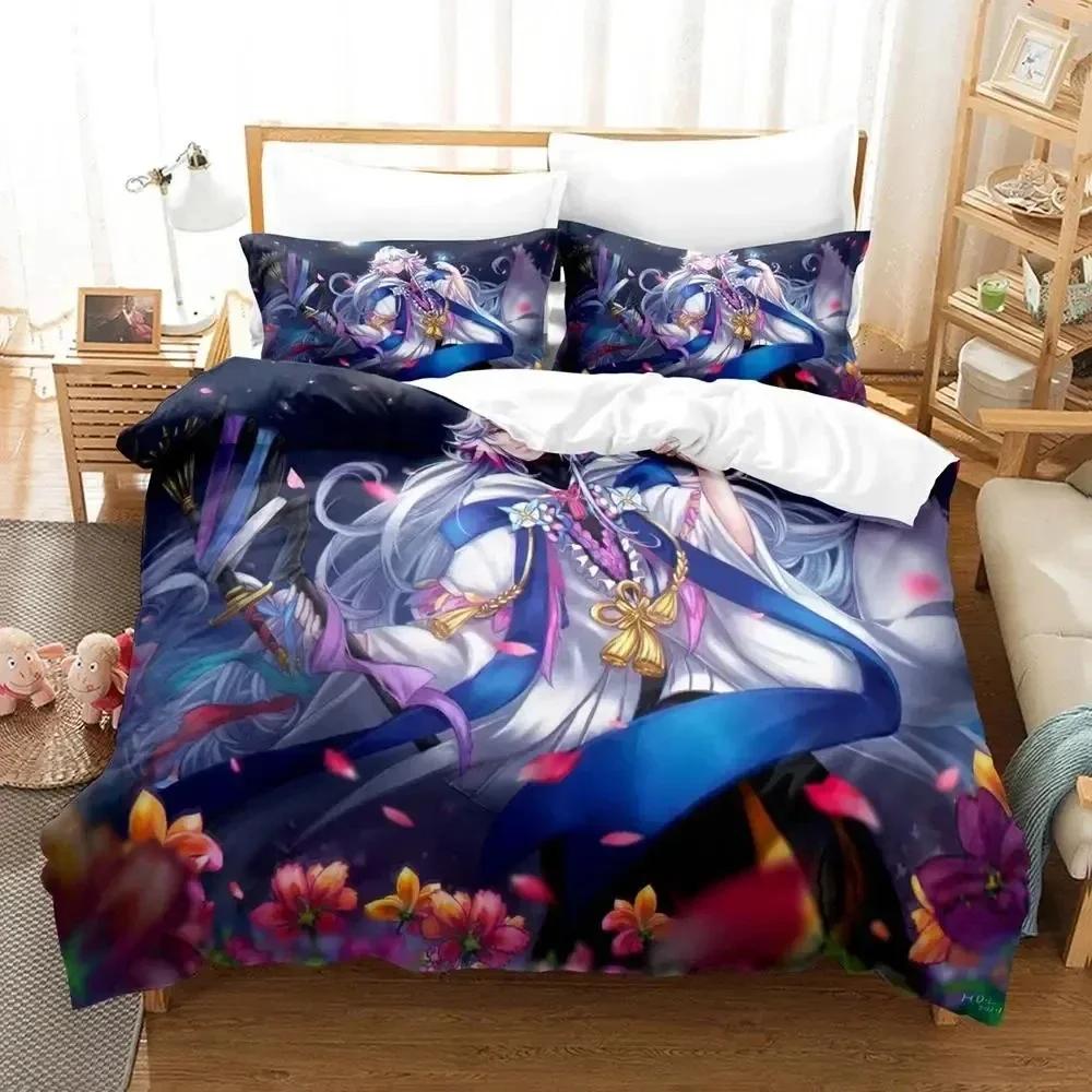 Fate Grand Order Merlin Sängklädesset Påslakan Sängset Täcke Örngott Täcke king Queen Size Pojkar Vuxen