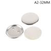 50Set 25-75Mm Metal Badge Pin Button Maker Parts Diy Blank Badge Button Parts For Art Crafts Making Iron-Base Badges Set