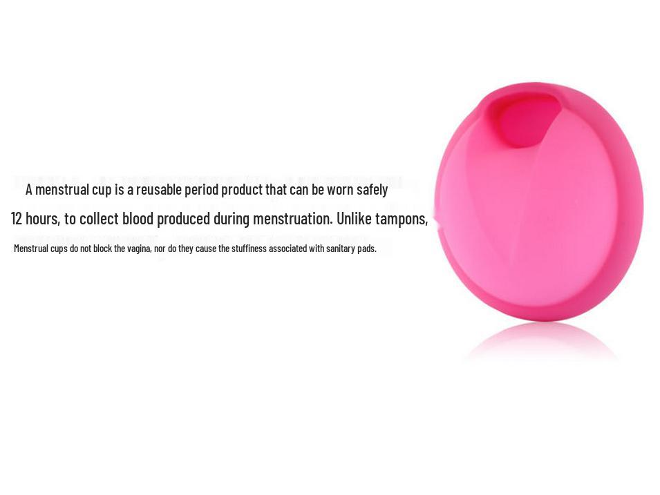 Silicone Menstrual Disc & Cup: Built-In Design for Female Comfort During Periods