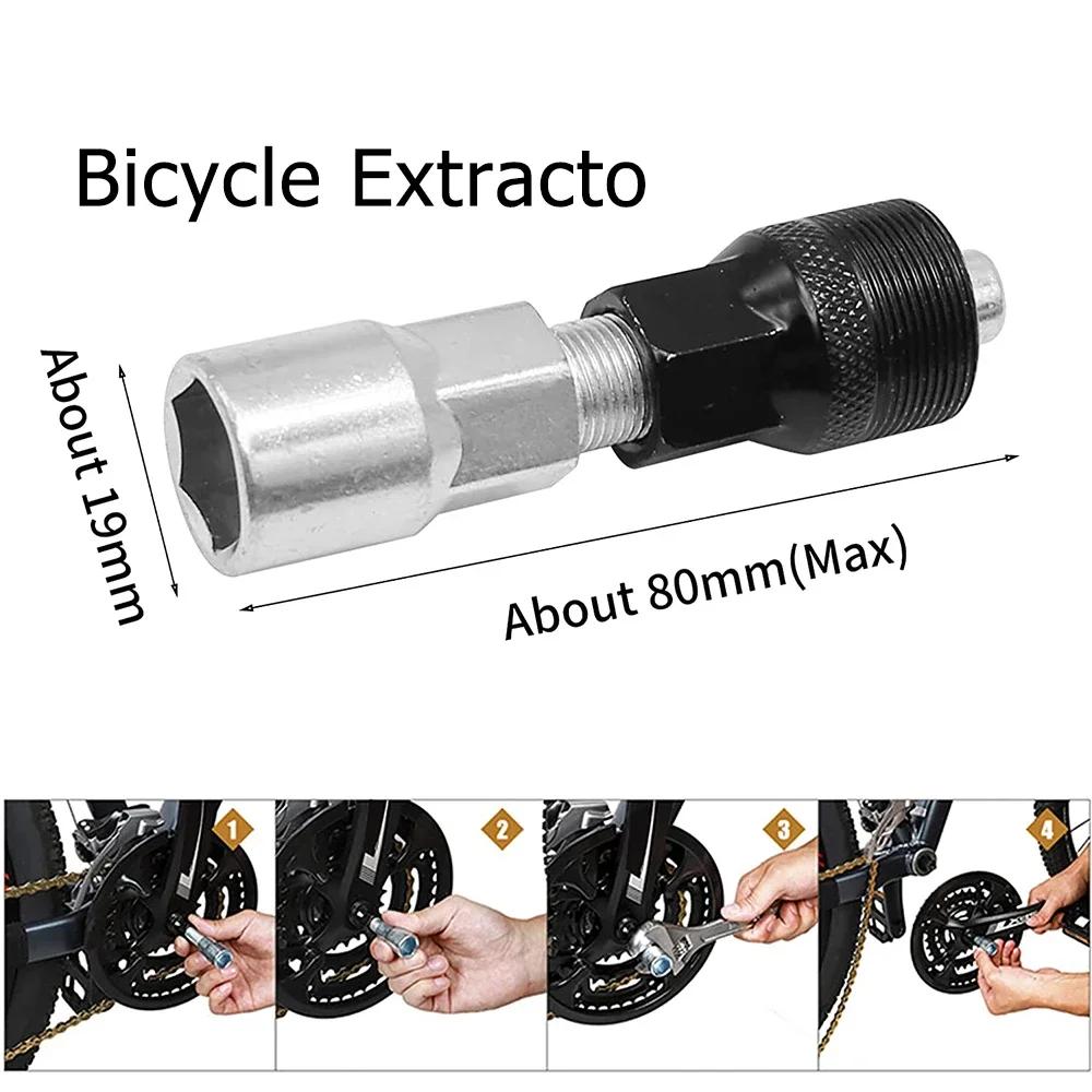 Bicycle Repair Chain Wheel Crank Removal Tool Cycling Crank Extractor Puller Tool MTB Bikes Bottom Bracket Remover Tools