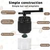 Protable Manual Coffee Grinder - 95 Ceramic Burr Adjustable Coarse to Fine 30g Beans & 80ml Powder Detachable Handle