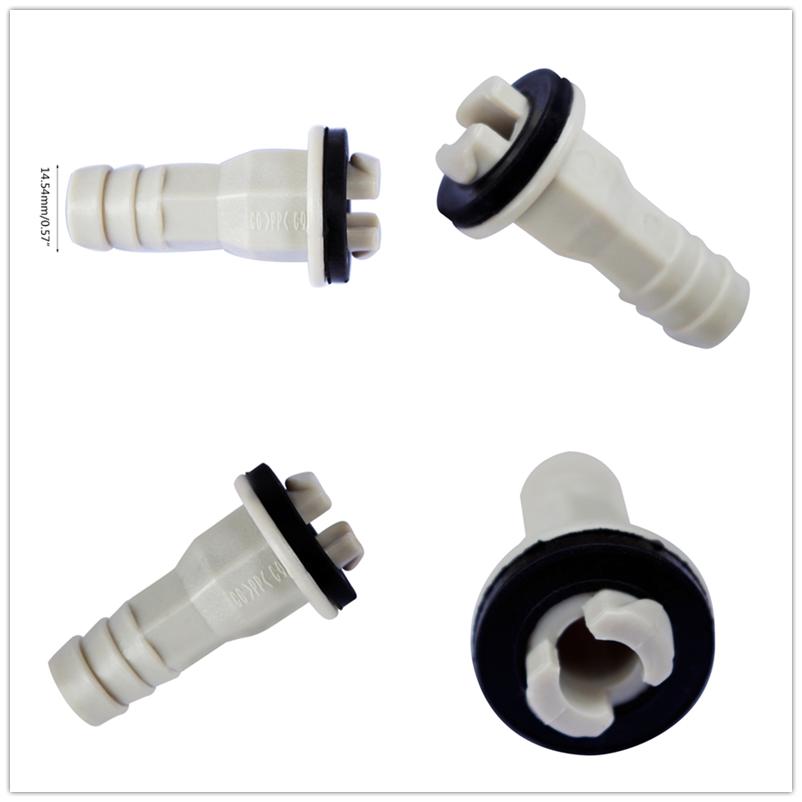 For AC System Drain Hose Adapter 0.75in with Rubber Ring Easy to Install Higher Tightness for MEDIA Extenal AC