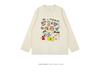 Trendy Cartoon Print Japanese Bestie Long Sleeve Loose Autumn T-Shirt