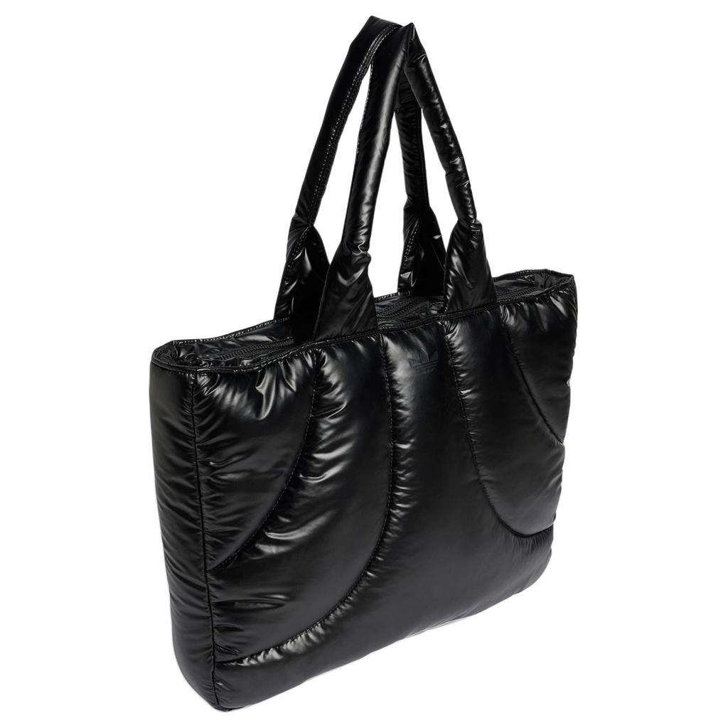 adidas Polyurethane Tote Bag, Shopping Bag, Shoulder Bag, Handbag Regular Unisex Black Adidas JM0282