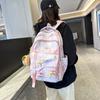 Middle School Student Schoolbag Stars Print Women's Backpack Water-Repellent Large Capacity Student Backpack