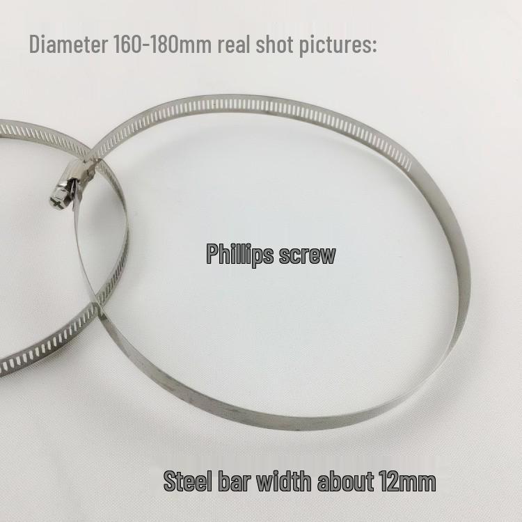 Stainless Steel Hose and Pipe Saddle Clamp Clip for LPG and Water Hoses