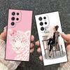 Girl Boss Lady Pink Soft Phone Case for Samsung Galaxy S26 S25 Edge S24 Ultra S23 Plus S22 S21 FE S20 Black Cover Back Shell