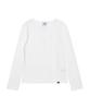 Imiseu (W) Summer Slub Henley Neck T-Shirt-Ivory