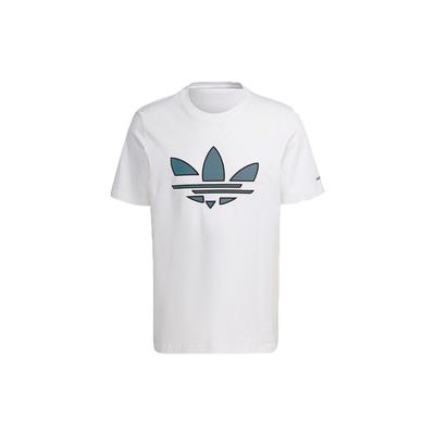 Originals Trefoil St Tee Hl Logo Print Sports Short Sleeve Men Tops White H41402