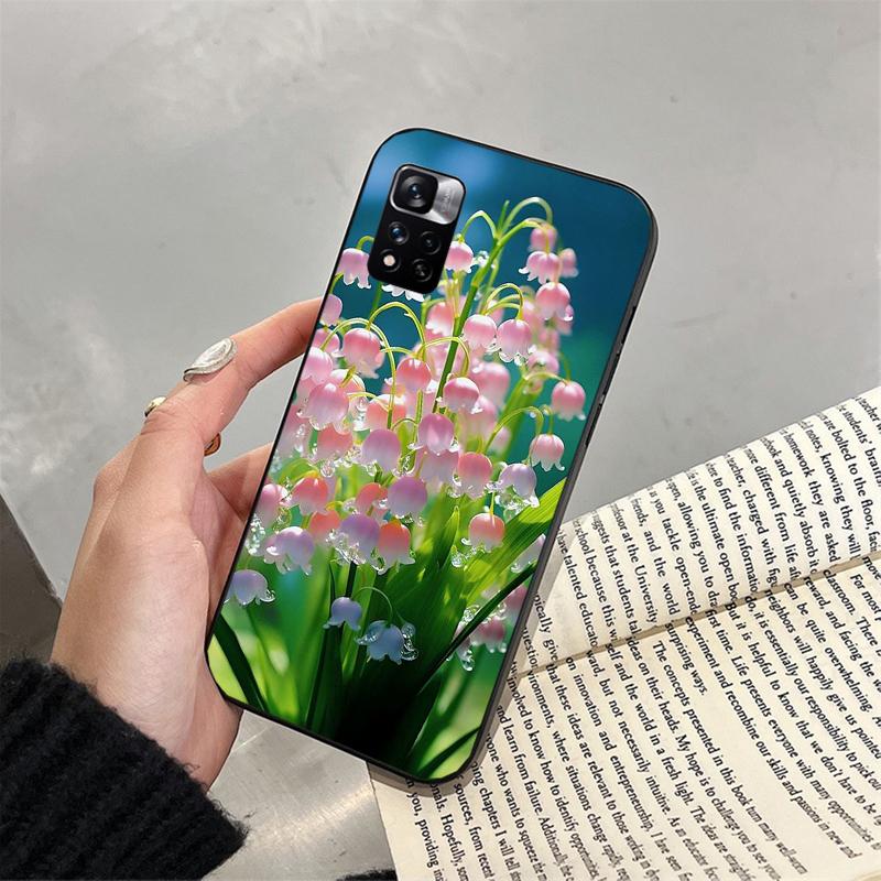 Lily of the valley Flower Phone Case For Xiaomi Redmi note 13 12 Pro 11S 11 10 Pro 10S 12S Redmi 10 13C 9C