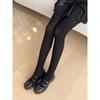 Women Spring Fall Elegant Embossed Twisted Pattern Opaque Tights Stockings Medium Thick Plain Pantyhose Hosiery Leggings