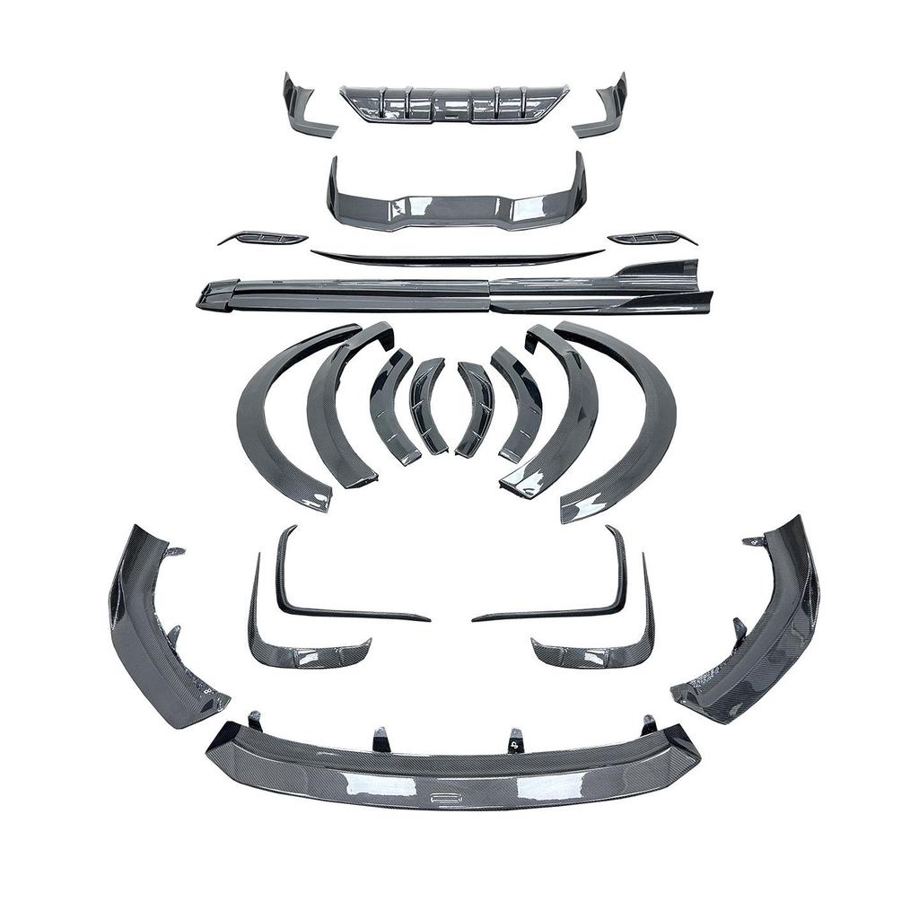 Lexus RX350/500 Carbon Fiber Body Kit (Front Lip, Fender Flares, Rear Lip, Side Skirts, Tail Top Spoiler, 2023-2025)