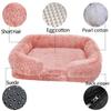 Super Warm Bed Dog Plush Pet Bed Winter Thickened Cushion Dogs Sleeping Beds and Sofa Removable Mat Dog For Small Large Dogs Cat