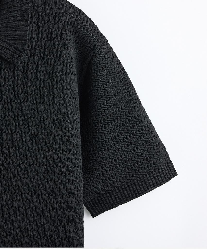 STCO Collar Crochet Knit_Black (Oversized)_Sktxb72Osb