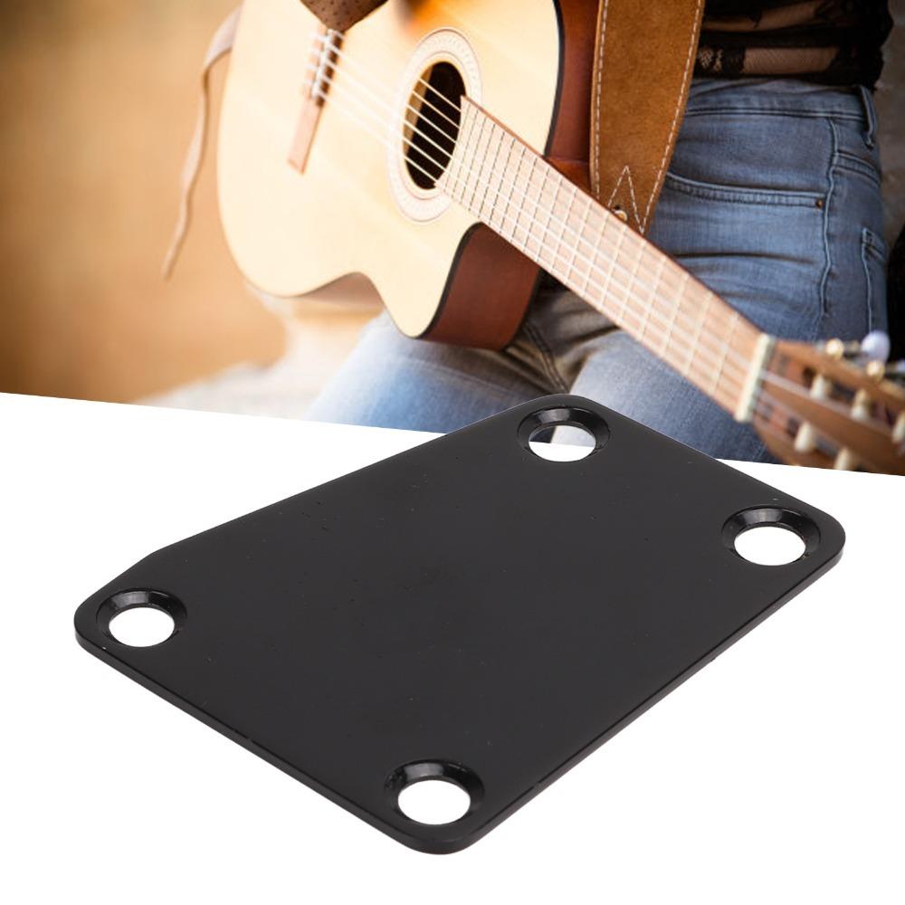 

Trapezoidal Shape Trapezoidal Neck Plate Replacement Neck Plate Most Electric Guitars чёрный