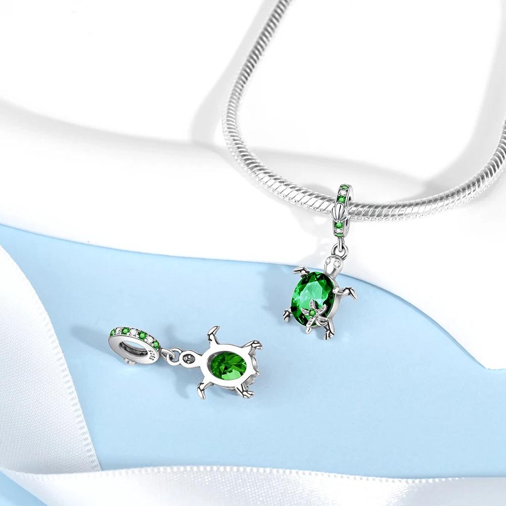 Kupfer Krabben Ozean Serie Blaue Schildkröte Seestern Muschel Passen Original Armband Charms Für Frauen DIY Feinschmuck Geschenke