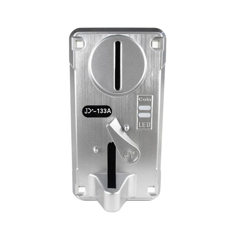 

CPU Multi Coin Acceptor Selector Coin Acceptor Comparable Roll Down Electronic Coin Selector with LED Indicator & Wire срібний