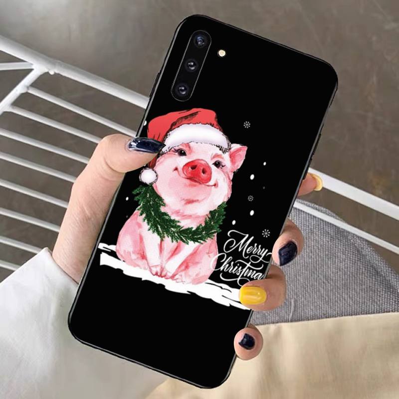 Cute Little Pet Pig Phone Case for Samsung Note 5 7 8 9 10 20 Pro Plus Lite Ultra A21 12 72