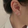 Simple Female Tiny Ear Bone Nail Earrings Tide Ear Buckle Earrings Lukewarm Retro Hundred Niche Vintage Ladies Accessories Elegant Jewelry Earrings