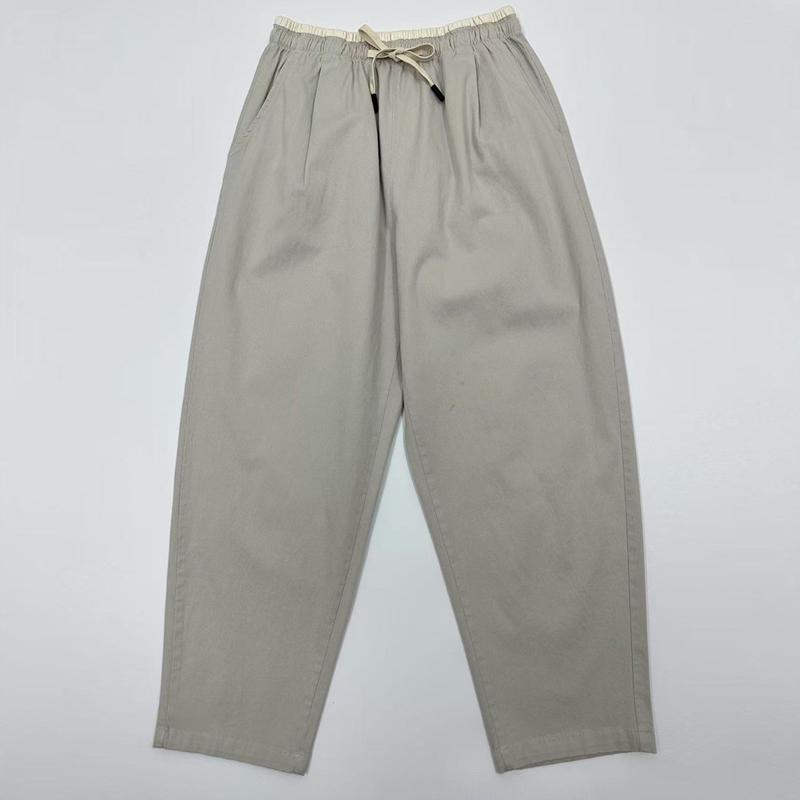 Johnature Elastic High Waist Casual Pants Women Loose Hit Colors All Match Harem Pants Trousers