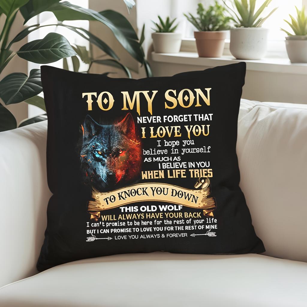 1 Piece Soft Linen Pillowcase, Birthday Thanksgiving Gift, Bedroom Sofa Decoration Pillowcase Without Pillow Core