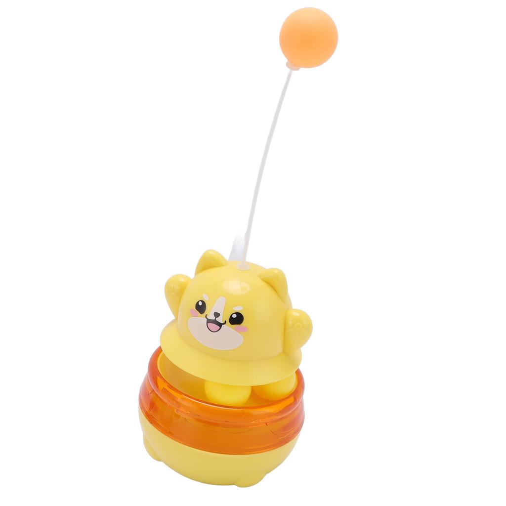 Cat Ball Dispenser Toy Funny Food Feeder Self Entertainment Interactive Cat Toy with Teaser Wand