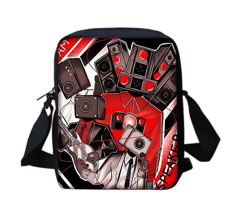 TITAN SPEAKER MAN Child School Backpack With Shoulder Bag Pencil Bags School Bags for Boys Girls Best Gift
