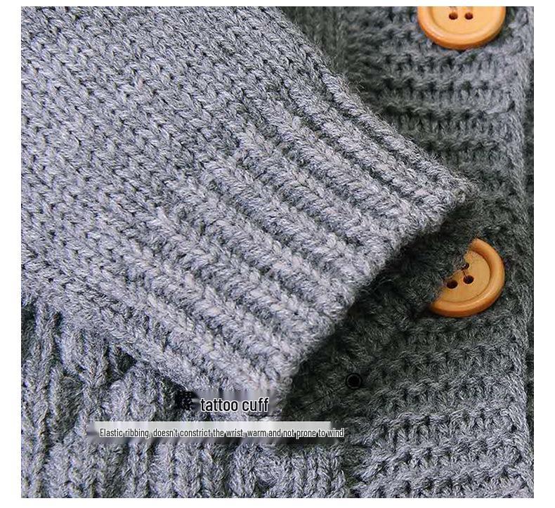 Knitted Baby Romper - Warm Wool Suit for Boys & Girls, Autumn/Spring