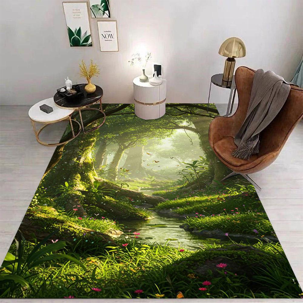 Anime Carpet Cartoon Living Room Bedroom Kitchen Sofa Table Balcony Rug Non-slip Washable Mat Exquisite Home Ornaments
