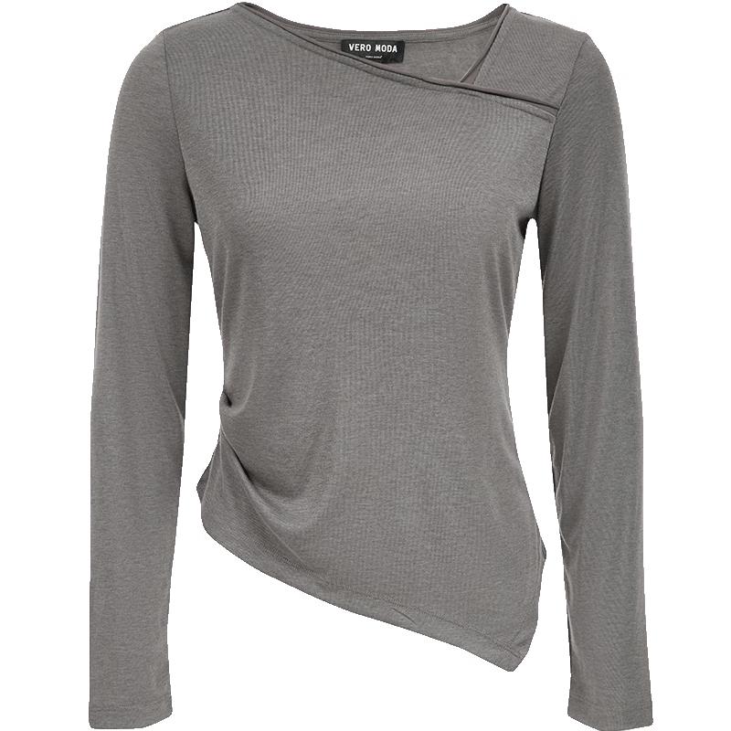 VEROMODA Women's Asymmetric Lyocell Blend T-shirt