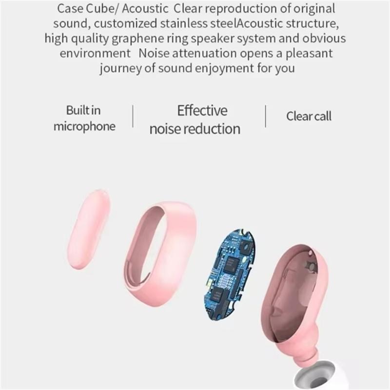 Xiaomi Original E7S Wireless Bluetooth Headset with Mic LED Display Earbuds for iPhone Xiaomi TWS Earphone Bluetooth Headphones Earbuds