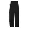 Josebaenseuteisi Pleats Flight Pants Long 40 Rich Black