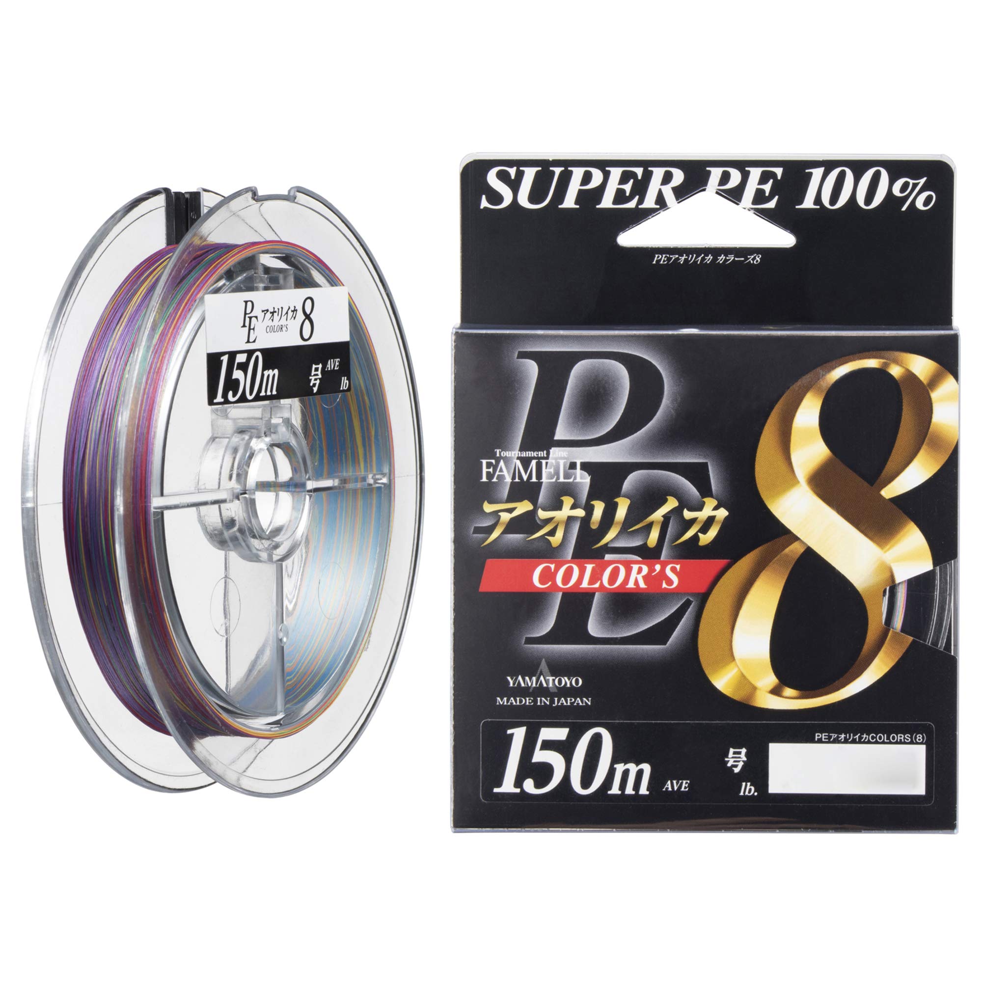 

Yamatoyo PE Aoriika Colors 8 150m #1 (Ave 19lb)