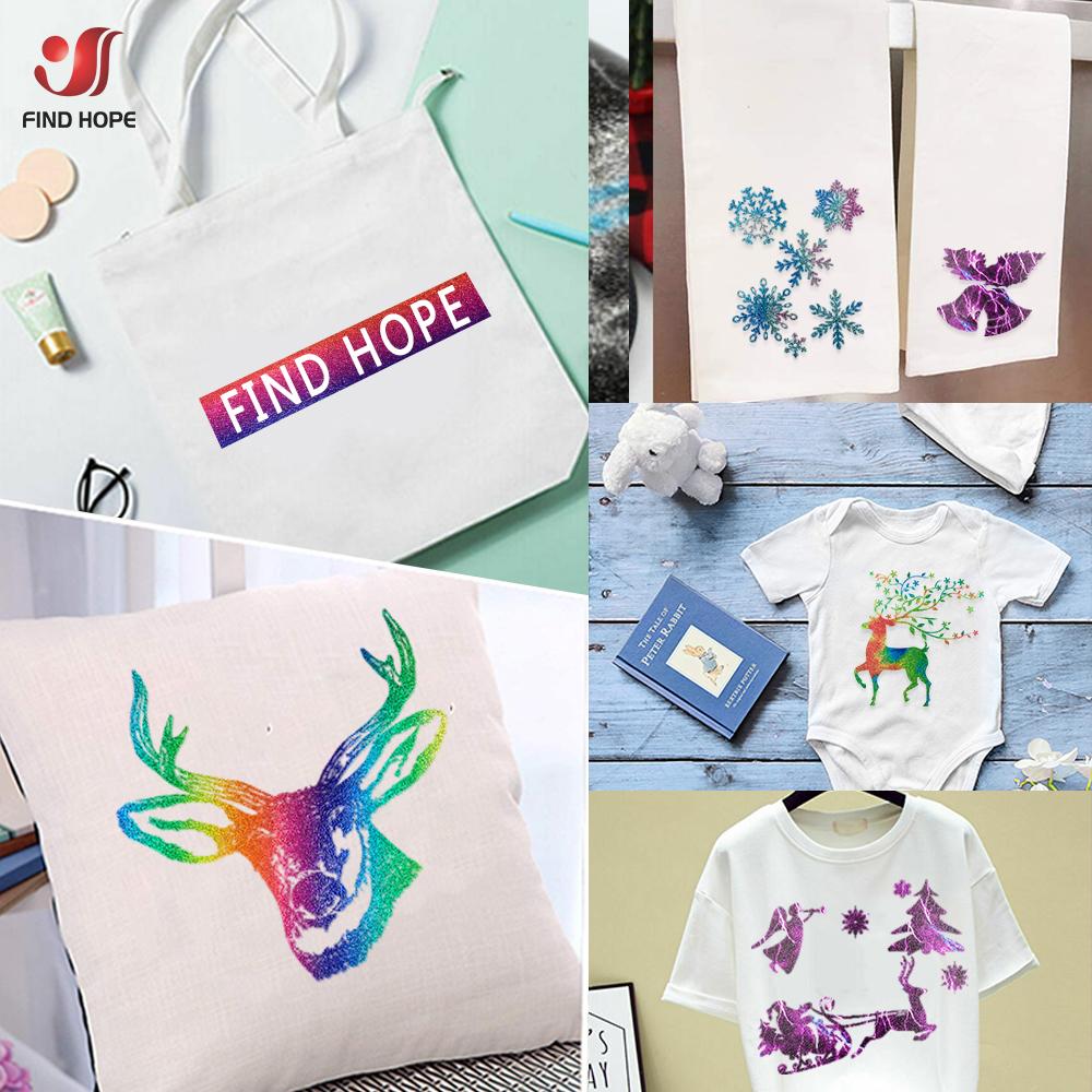HTV Heat Transfer Vinyl Iron On Garment Cut of 12inx10in 32 Assorted Colors Easy To Cut & Weed Heat Press Film for DIY Shirts