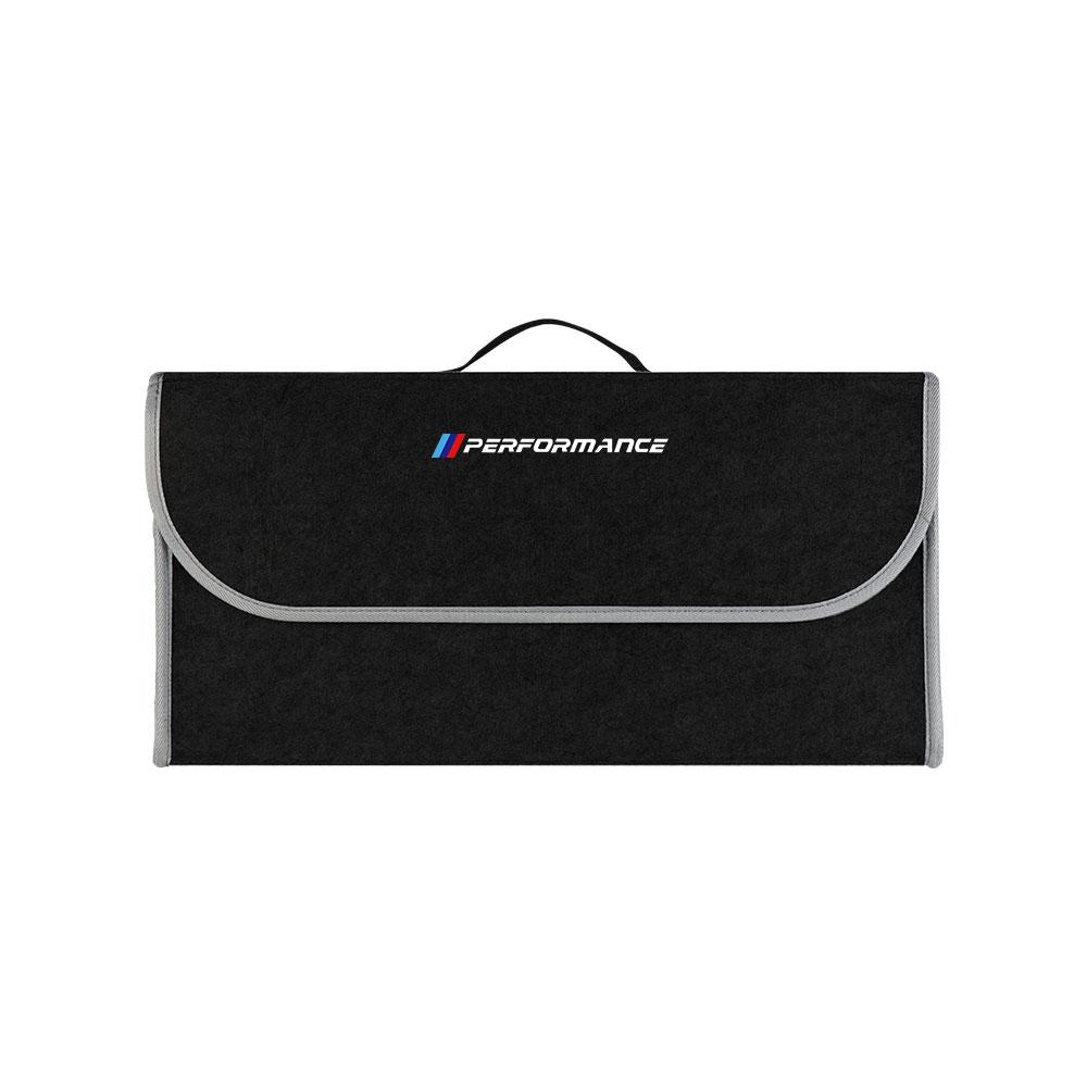 Car Trunk Storage Bag Felt Cloth Organizer Box Collapsible For BMW M Performance E46 E90 E60 F10 F30 F25 F31 Auto Storager Tools
