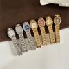 Retro Watch Design With Small Dial, High-End Temperament, Simple And Fashionable, Gold Quartz Watch For Women, A Gift For Women
