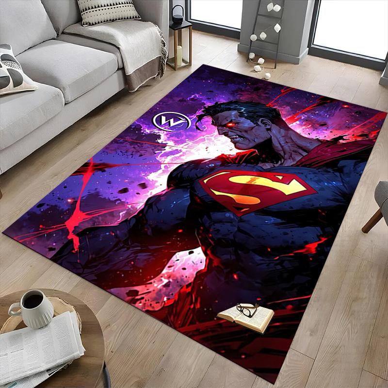 1pc Superman Carpet, for Home & Office Decor, Desk Chair Carpet, Festive Gift,Conference Room CarpetL1284