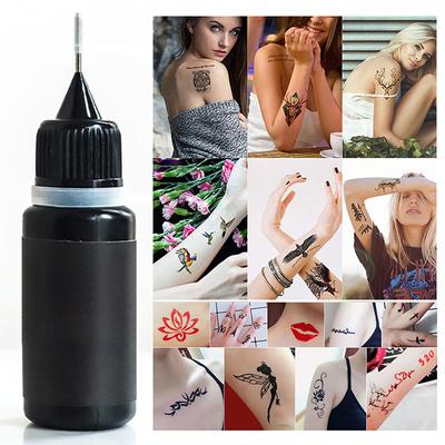 Προσωρινό τατουάζ 10 ml υγρή πάστα τατουάζ Κώνοι χέννα Ινδικό για βαφές σώματος