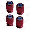 AUM1 Aluminum For Mopar Performance Logo Ram Charger Chrysler Cherokee 4pcs Car Decor Wheel Tire Valve Caps Stem Cover Accessories