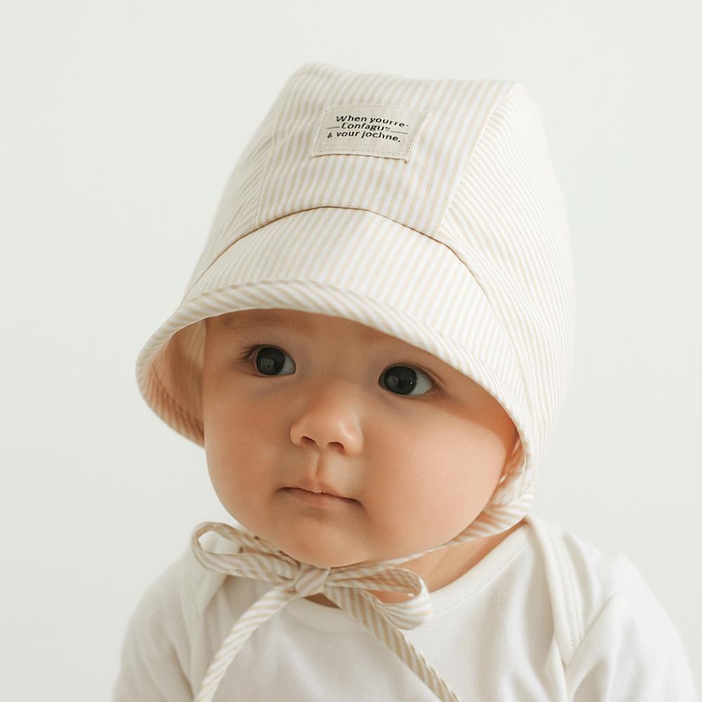 Soft Baby Fetal Cap Wide Brim Newborn Sun Hat Casual Infant Bonnet Hat  Girls/boys