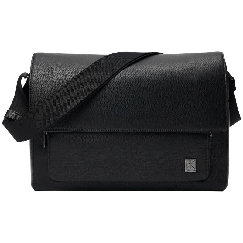Calvin Klein Jeans Men s Monogram Flap Crossbody Bag One Size