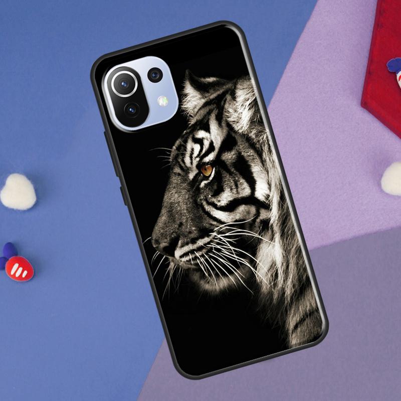 Lion Tiger Face Cover For Xiaomi 14 Ultra 13 11T 12T 13T 14T Pro POCO X7 X6 Pro X3 X5 F3 F5 M6 F6 Pro Case