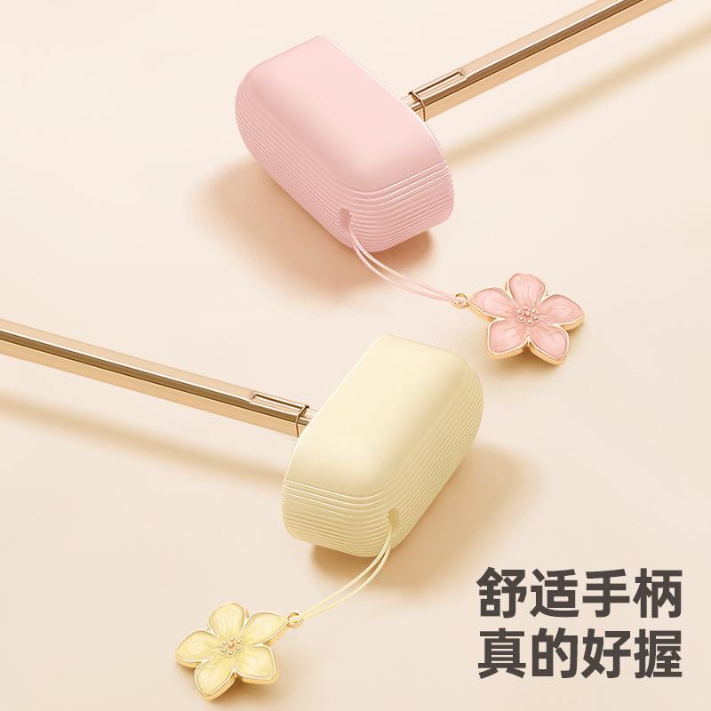 Cute sun umbrella, small parasol, UV protection for women, weather and rain, mini high-value portable pocket umbrella